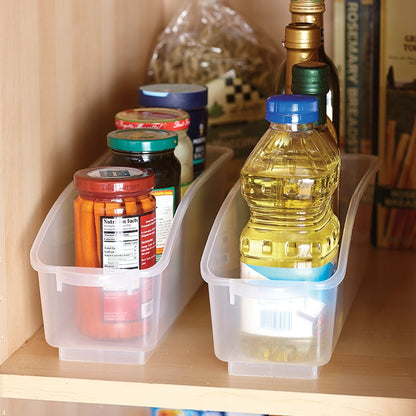 Pantry Storage Containers with Wheels - Set of 2