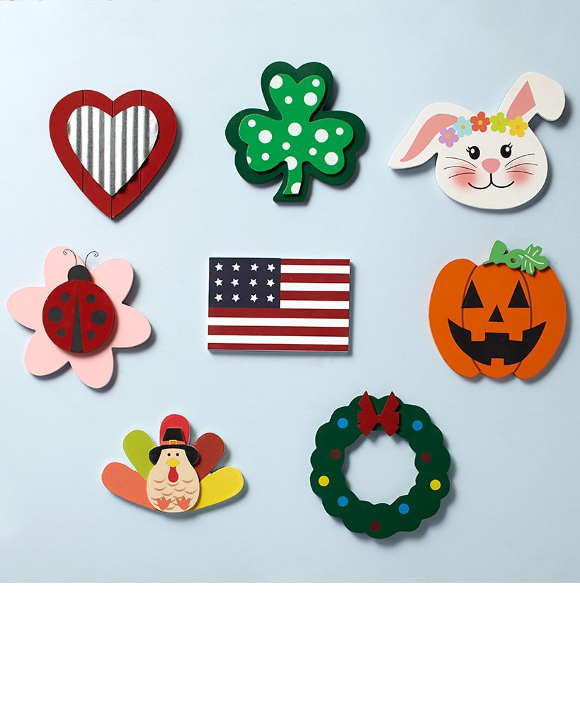 Seasonal Fence Garden Decor