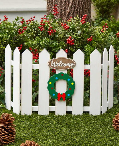 Seasonal Fence Garden Decor