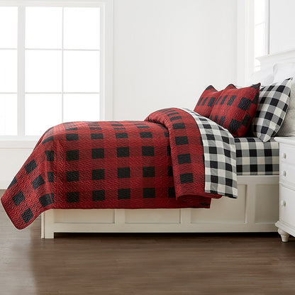 Buffalo Check Full/Queen Quilt Set