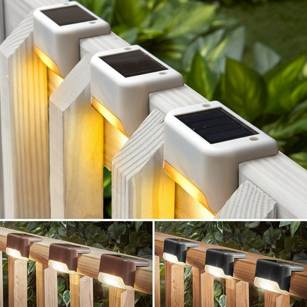 Solar LED Deck Lights Set of 3