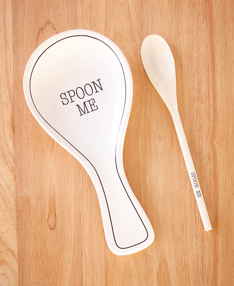 Whimsical Spoon Rest with Spoon