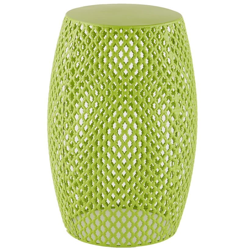 Metal Lattice Barrel Stools