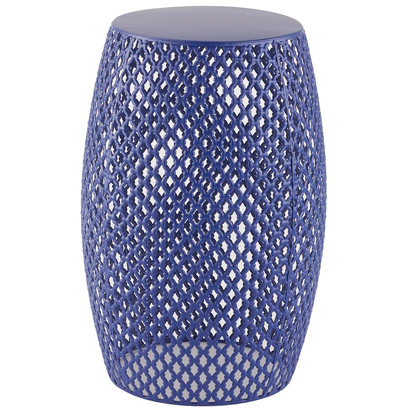 Metal Lattice Barrel Stools
