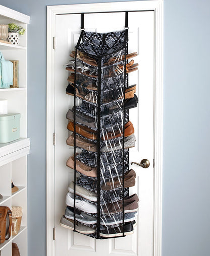 30-Pair Over-the-Door Shoe Storage