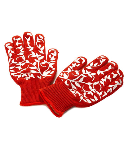 Sets of 2 Floral Oven Gloves