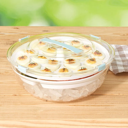 Chilled Dual Serving Tray