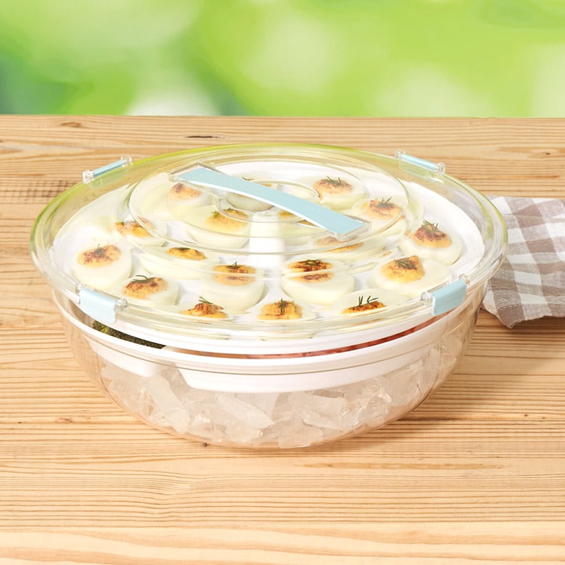 Chilled Dual Serving Tray