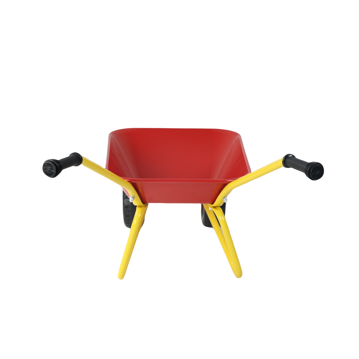 Children's metal trolley, Load-bearing capacity: 33LBS,children's heavy vehicle, metal structure two-wheeled trolley, steel pallet, can be used in gardens, loading leaves, soil, sand, etc. (red) - image 4