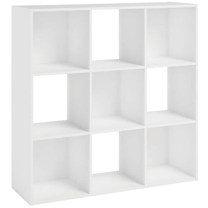 Cube Organizer Storage Cubby Unit in White 9 Cube