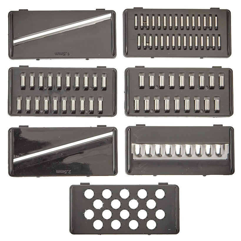 Vegetable Chopper Set - Slice, Shred, Grate, Peel
