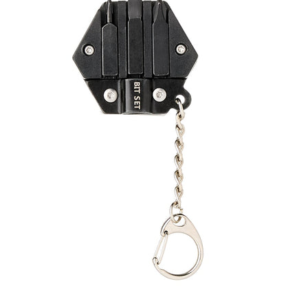 Hexagonal 9-in-1 Survival Keychain Tool-Compact and Versatile