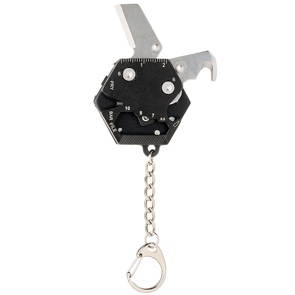 Tool Box Keychains Hexagonal 9-in-1 Survival Keychain Tool-Compact and Versatile | LTD ...