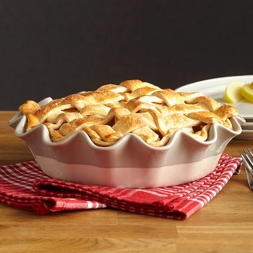 Ruffled Edge Pie Plates