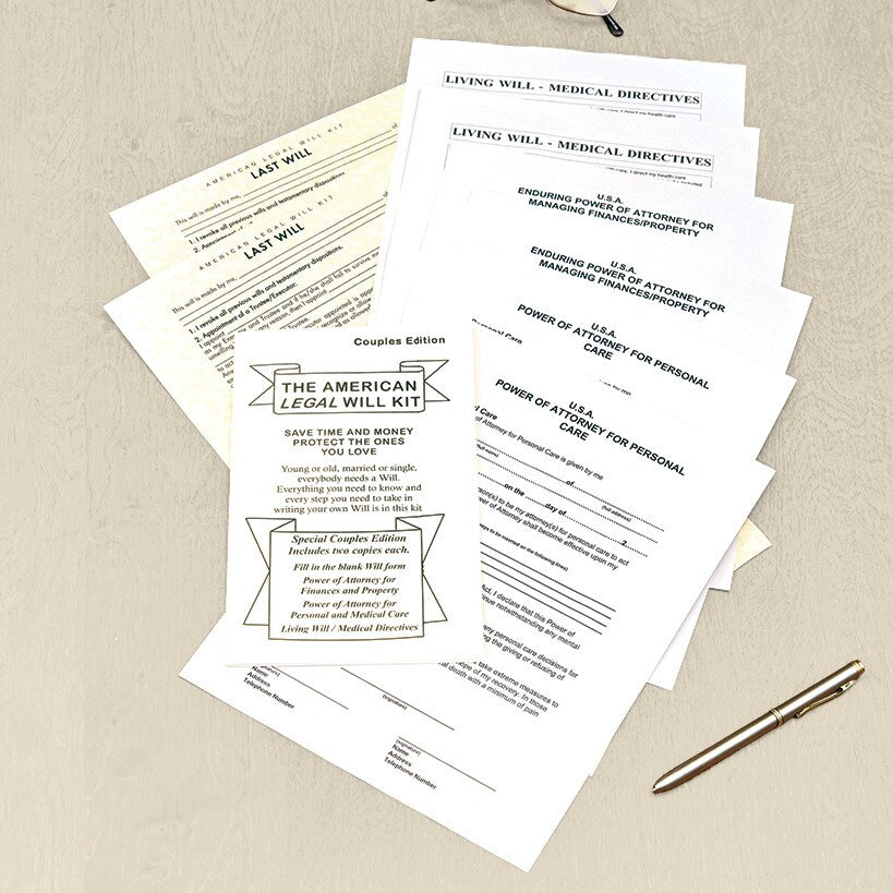 The American Legal Will Kits®