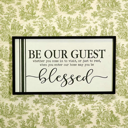 Be Our Guest Wall Art Collection