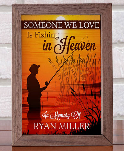 Personalized Memorial Framed Desk Art