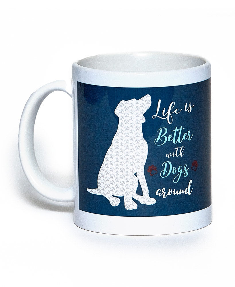 Personalized Life is Better with Dogs T-Shirt or Mug