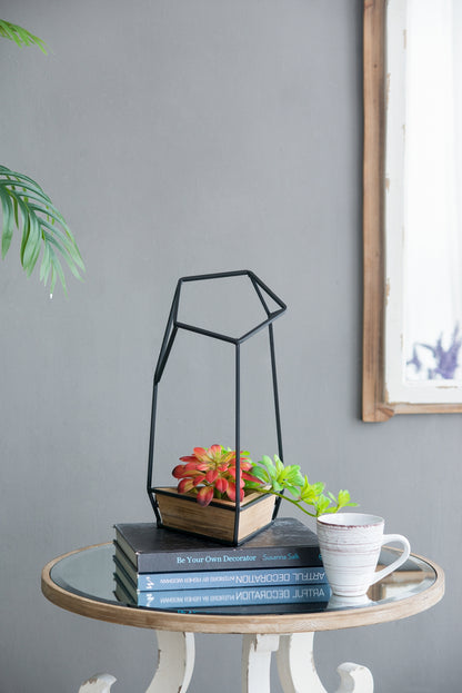 Set of 3 Felix Wall Planter, L:10x10x16.5"  M:8.5x8.5x15.5" S:7x7x13.5" - image 13