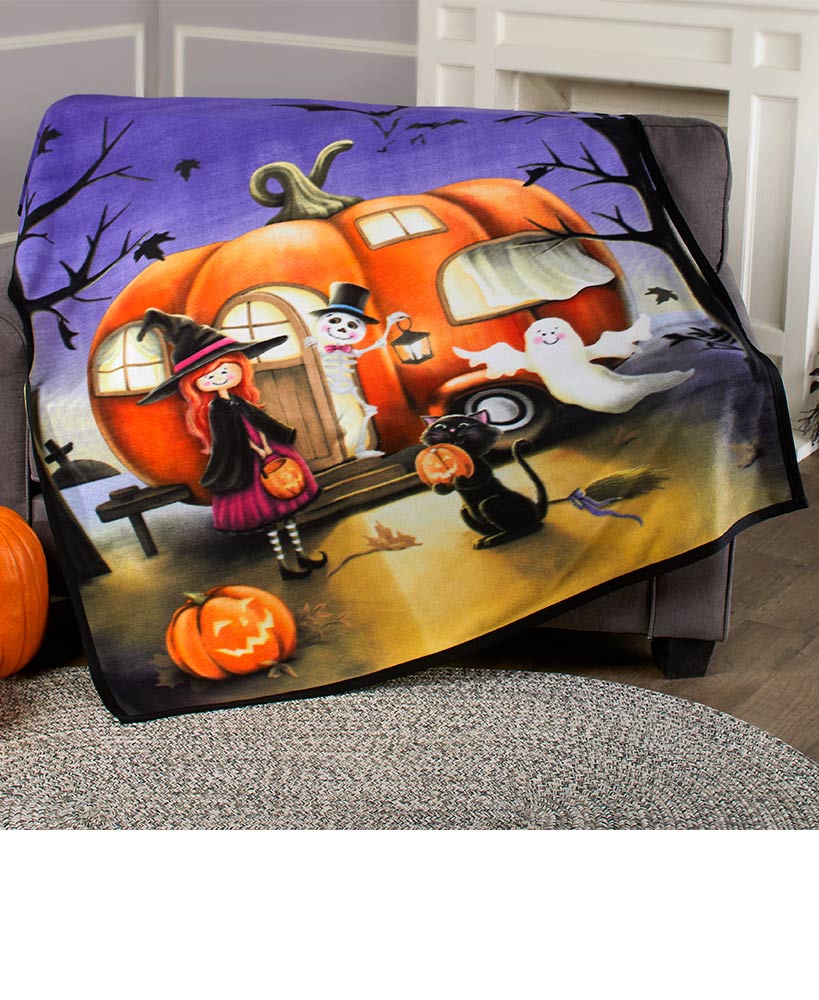 Halloween Camper Throw or Rug