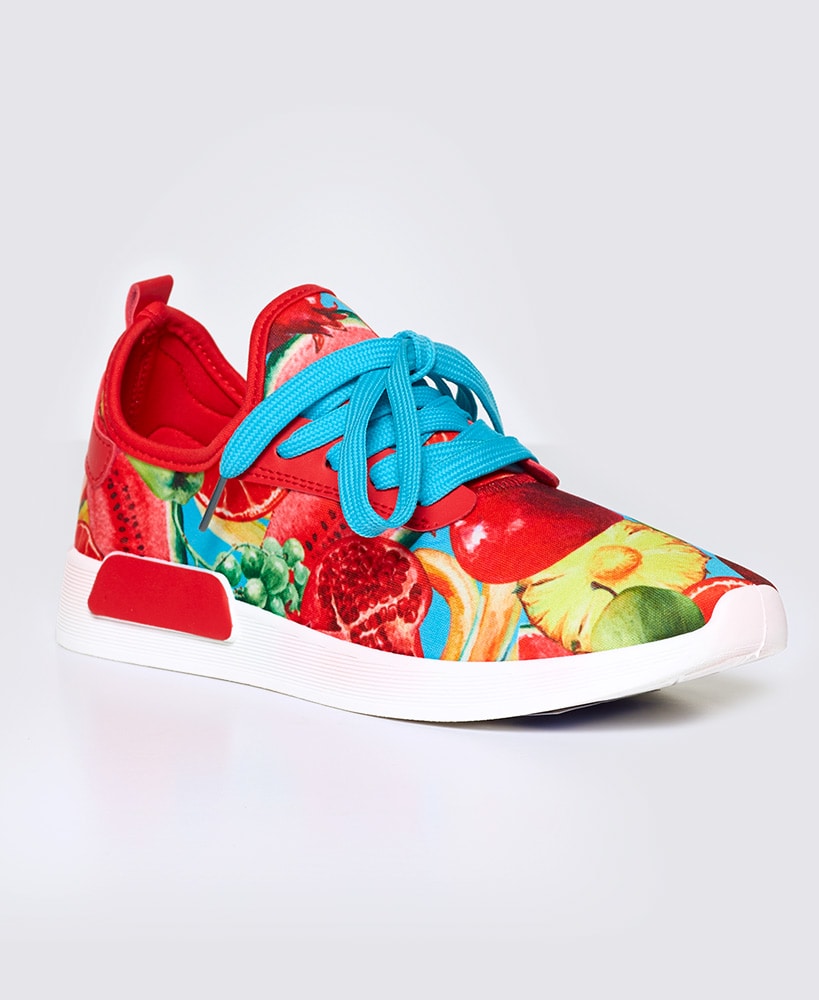 Fun Fruit Printed Sneakers