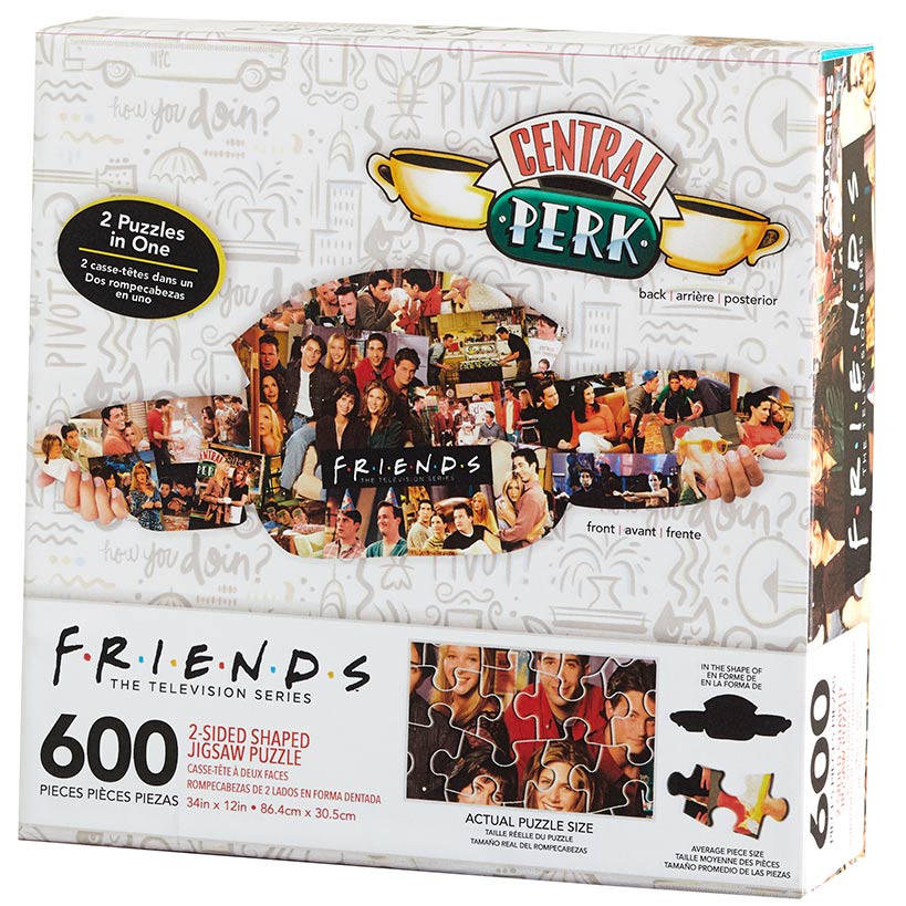 Friends Puzzle, 600-Pc, 2-Sided, Shaped