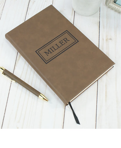 Personalized Journals Leather