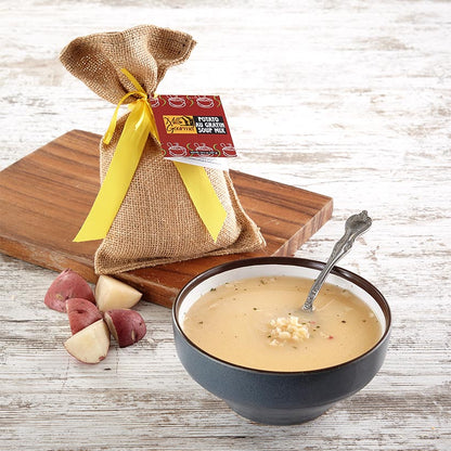 Gourmet Soup Mix in Burlap Gift Bag