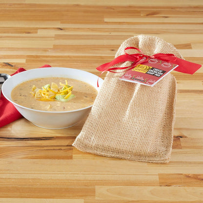 Gourmet Soup Mix in Burlap Gift Bag