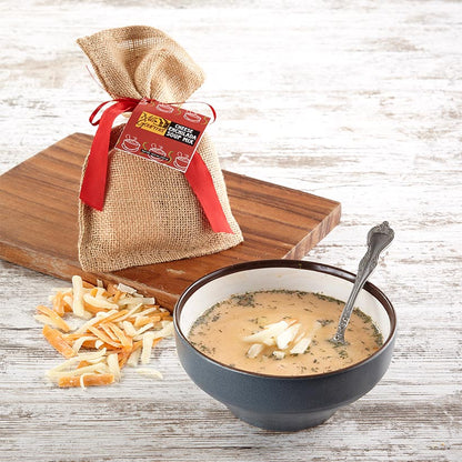 Gourmet Soup Mix in Burlap Gift Bag