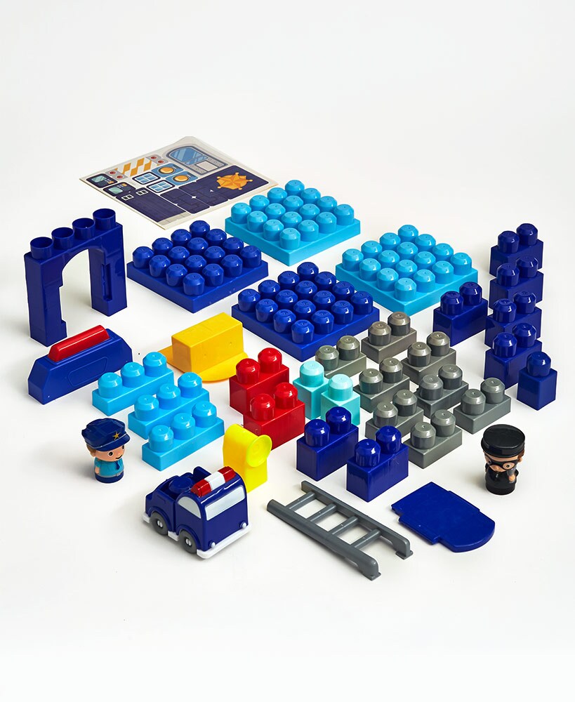 Police or Fire Station Block Set