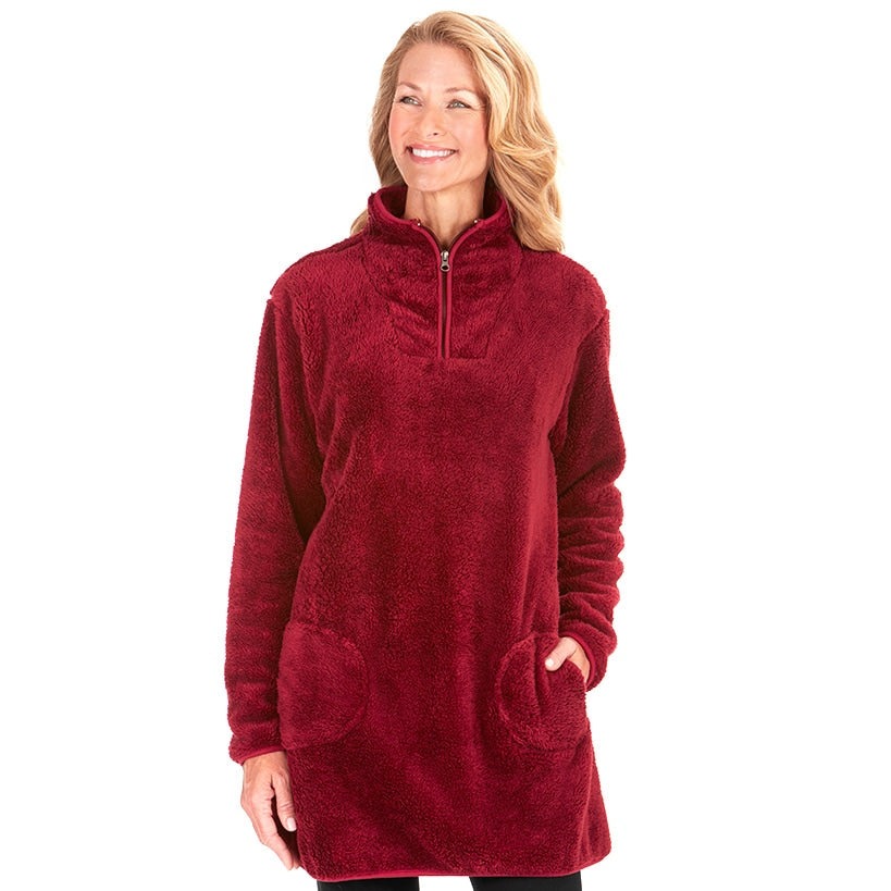 Cozy Plush Pullover Tunics