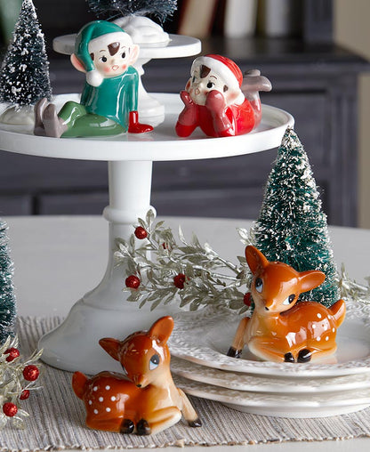 Vintage-Look Holiday Salt and Pepper Sets