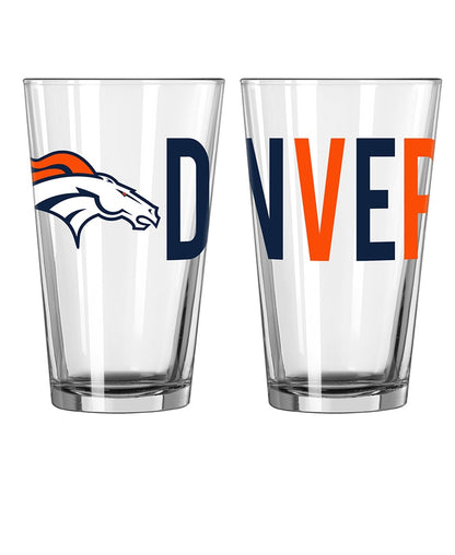 16-Oz. NFL Overtime Pint Glasses