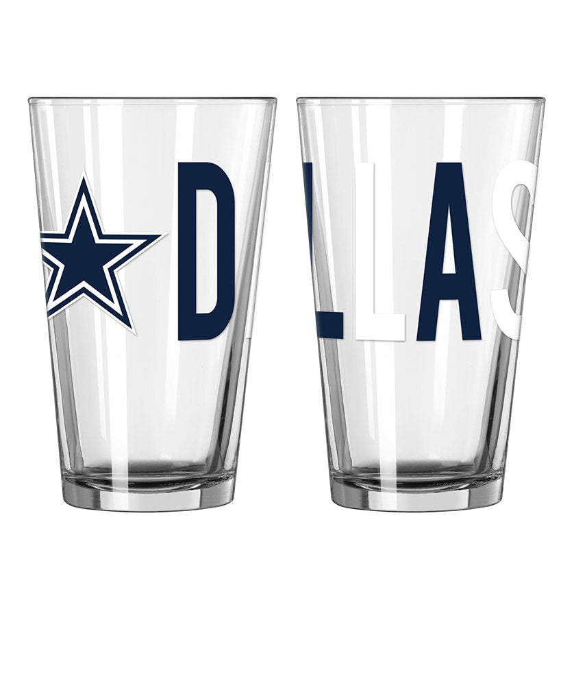 16-Oz. NFL Overtime Pint Glasses
