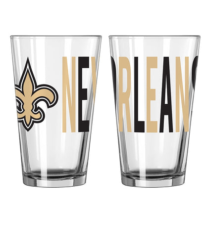16-Oz. NFL Overtime Pint Glasses