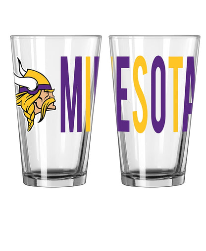 16-Oz. NFL Overtime Pint Glasses