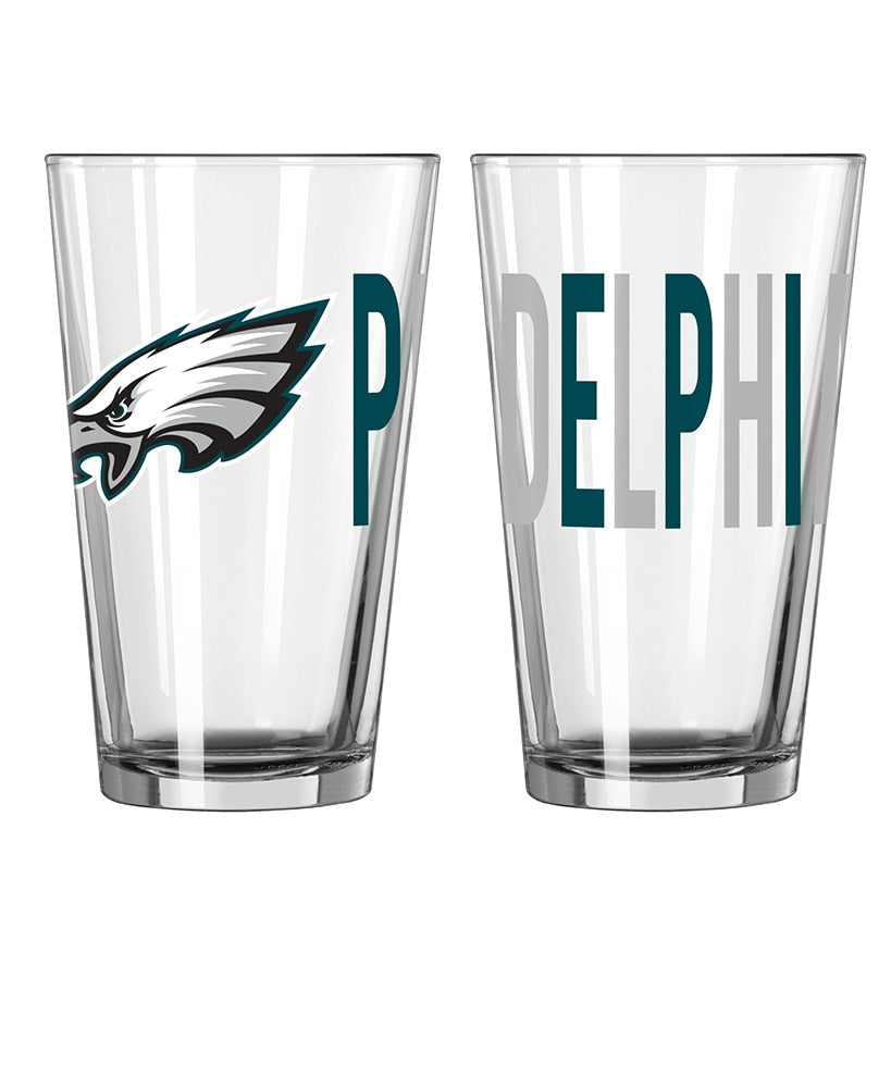 16-Oz. NFL Overtime Pint Glasses