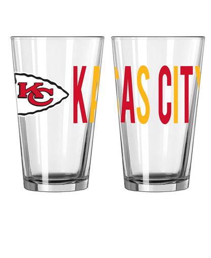16-Oz. NFL Overtime Pint Glasses