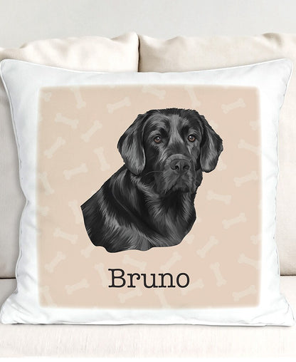 Personalized Dog Breed Sherpa Throw Pillow