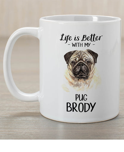 Personalized Dog Breed T-Shirt or Mug