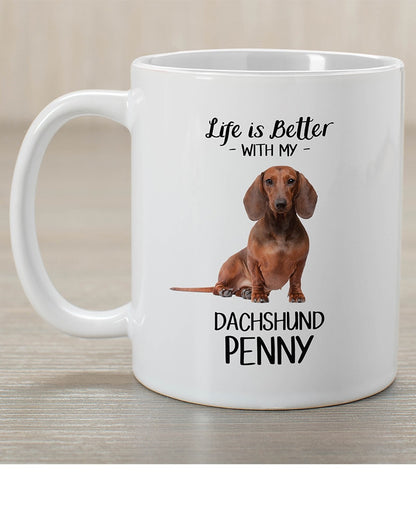 Personalized Dog Breed T-Shirt or Mug