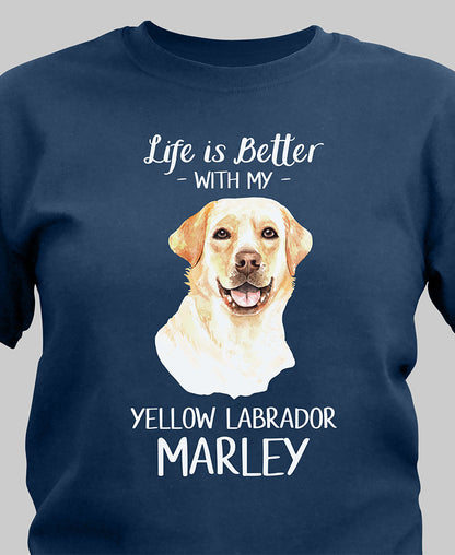 Personalized Dog Breed T-Shirt or Mug