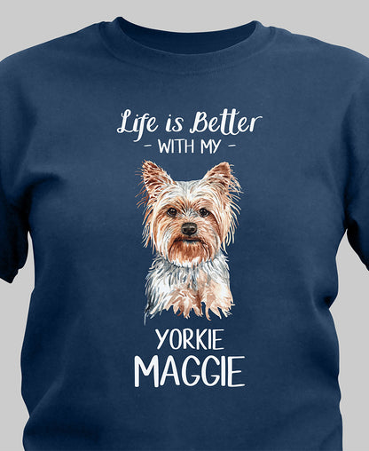 Personalized Dog Breed T-Shirt or Mug