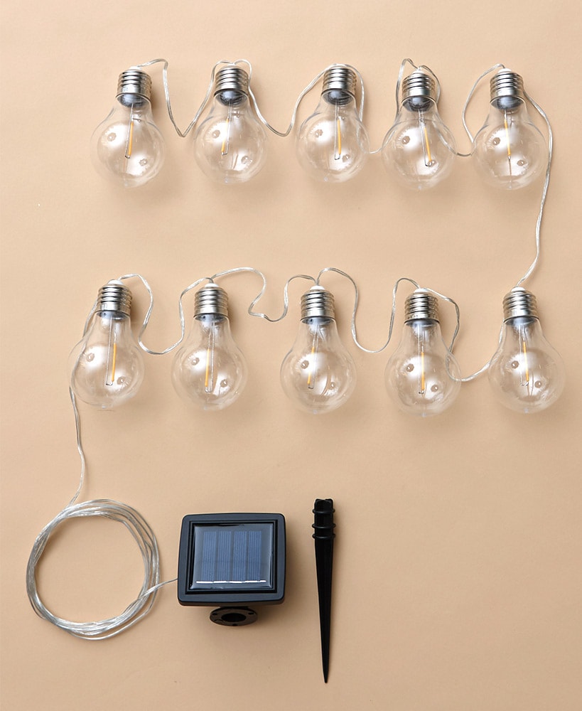 10-Pc. Solar Edison String Lights