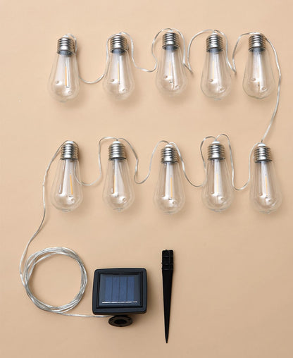 10-Pc. Solar Edison String Lights
