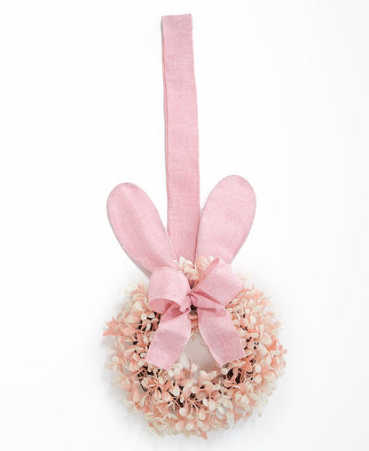 Easter Bunny Cabinet Wreath Or Flower Figure - Blue, Pink, Or Purple