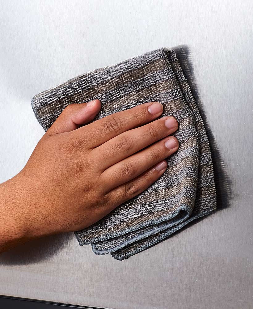 Stainless Steel Cleaning Cloths, Set of 3, 2 Sided 12 1/2" x 12 1/2"