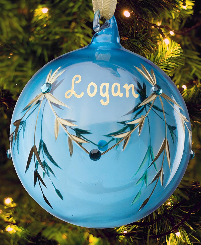 Personalized Birthstone Ornament