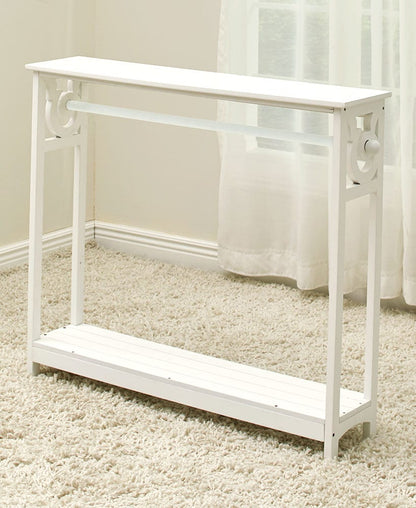 Floor Quilt Rack with Shelf